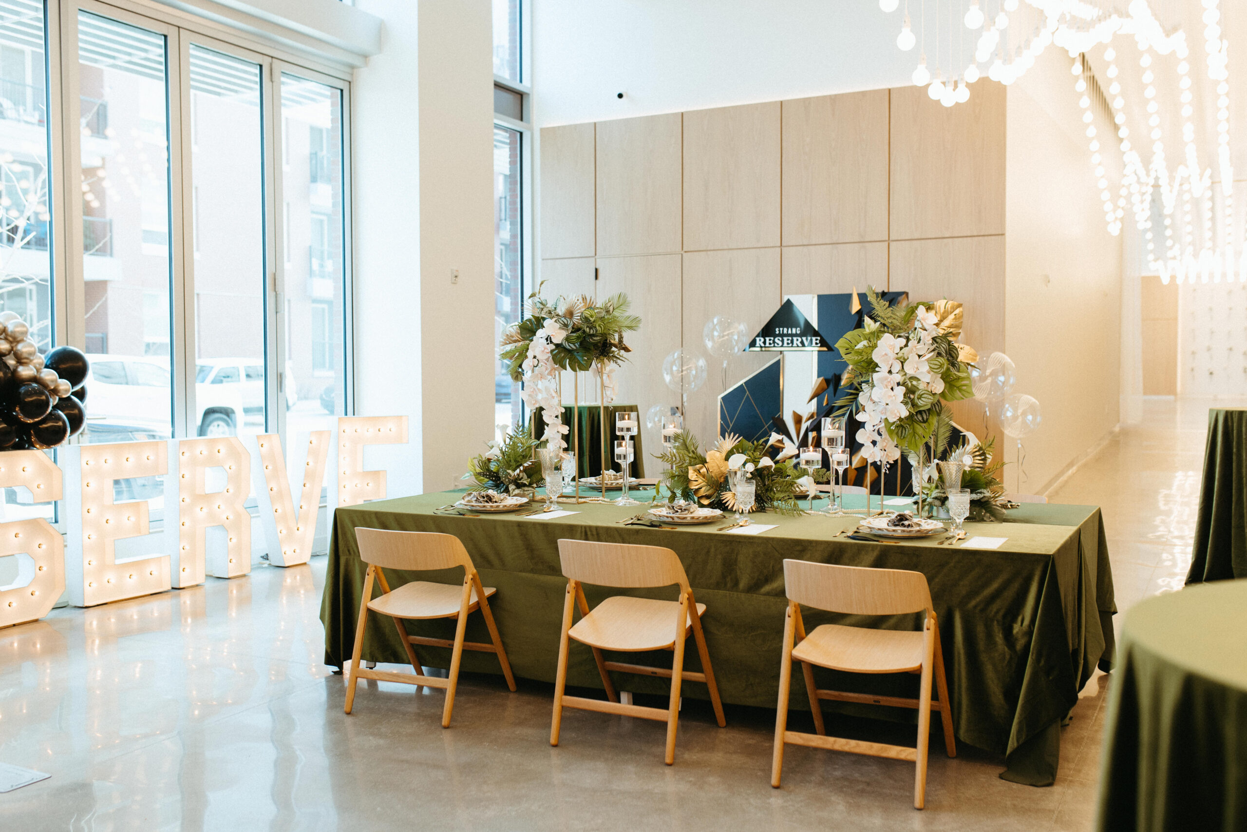 Catering food, appetizers on platter